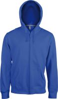 MEN'S FULL ZIP Kapucnis felső SWEATSHIRT Light Royal Blue